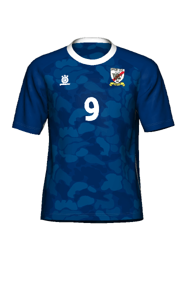 桐生西FC goleador 半袖ユニフォームの3Dシミュレーション画像