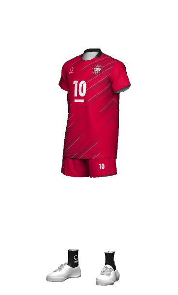 agrina(アグリナ)セミオーダー昇華 バレーボールユニフォーム 3Dシミュレーション画像