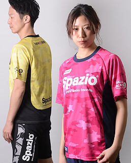 spazio（スパッツィオ）CAMUFFAMENTOチームウェアプラシャツ
